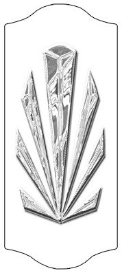 DARAY-C-602-SL-WT Silver Sunburst White